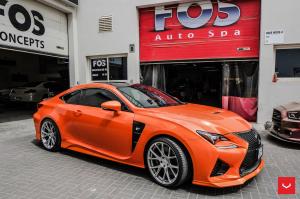 Lexus RC F on Vossen Wheels (VFS6) 2017 года